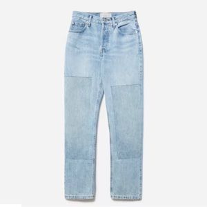 Everlane Curvy 90s cheeky patchwork jeans